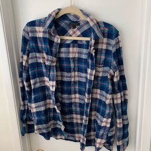 J crew flannel shirt
